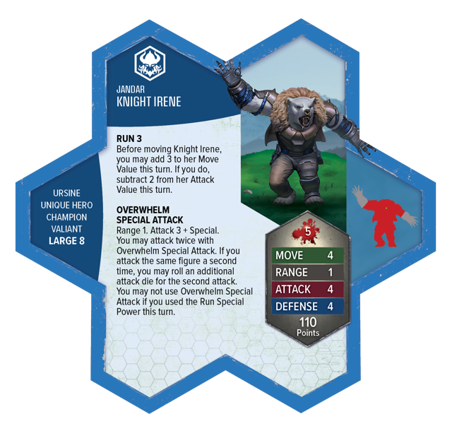 Knight Irene army card
