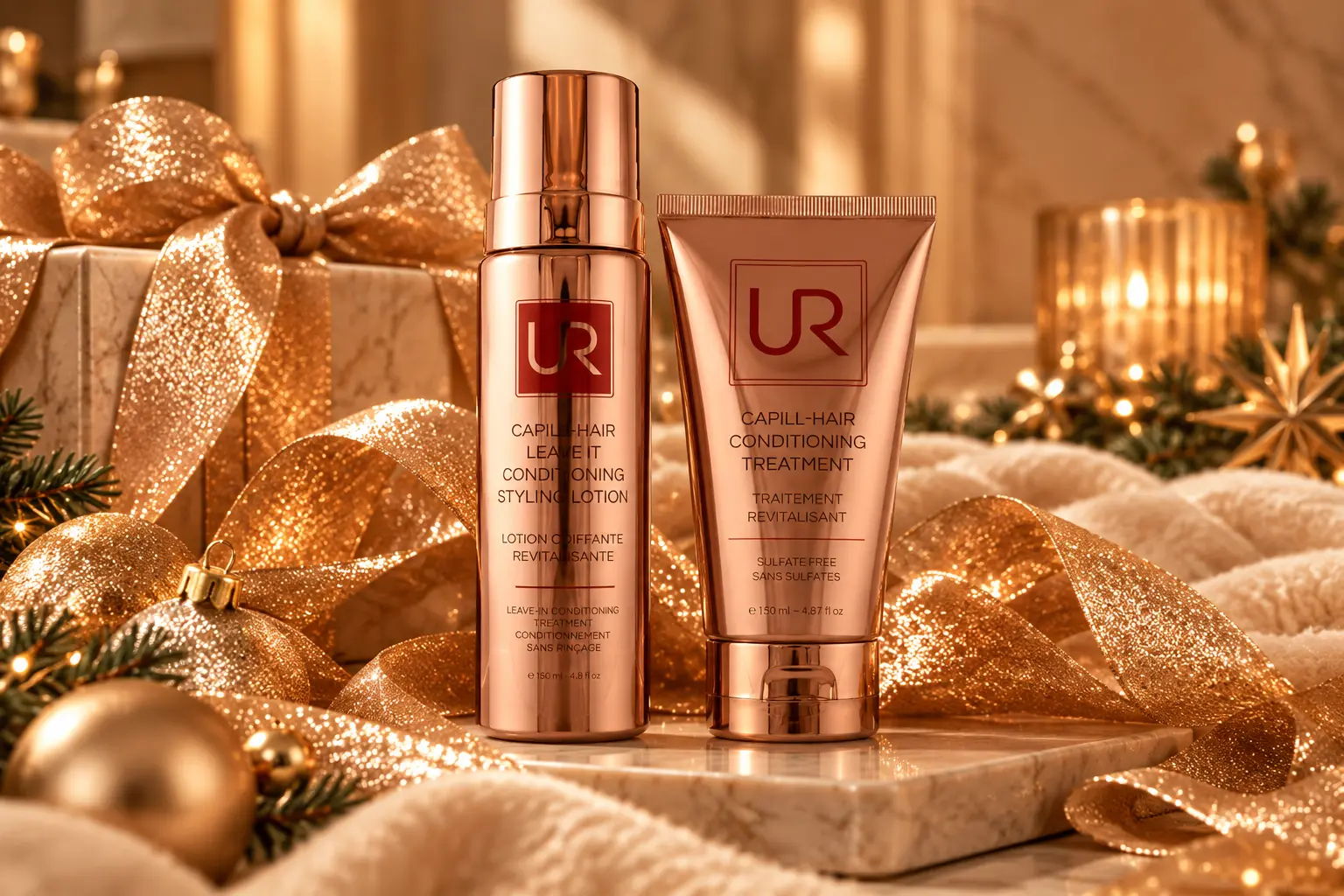 Capill-Hair Conditioning Treatment and Leave It Christmas Hair Care gifts