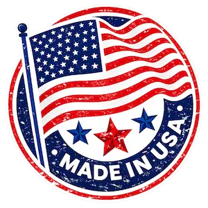 Made in USA Badge