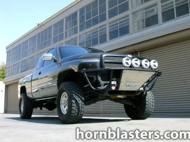 Richard's 1997 Dodge Ram 1500 with Shocker XL train horn install overview photo 1