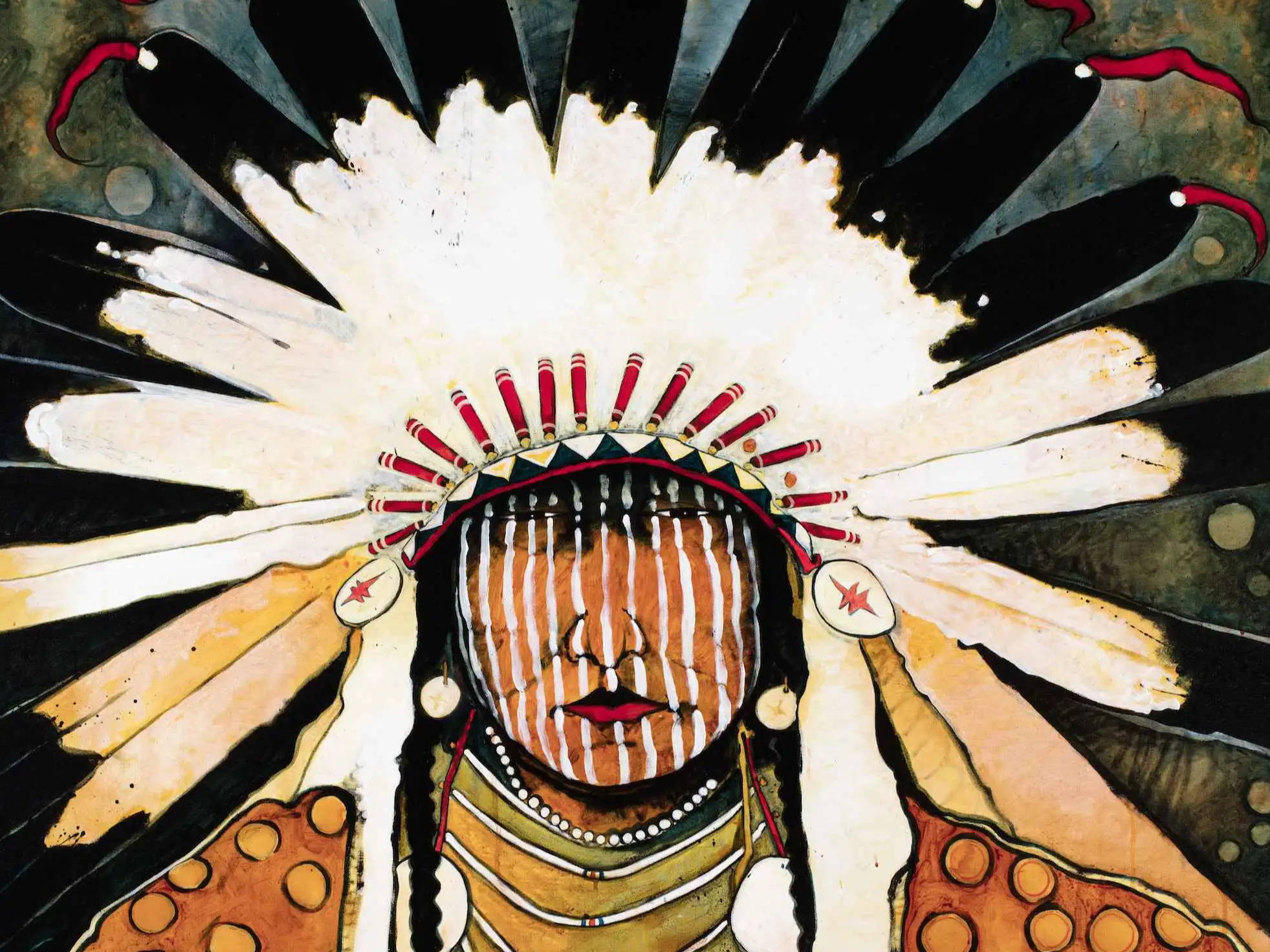 Kevin Red Star. Sorrel Sky Gallery. Native American Art. Native American Painting. David Yarrow