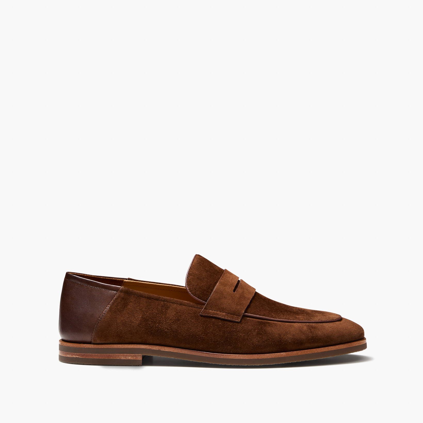 Giacomo Brown Suede Loafers