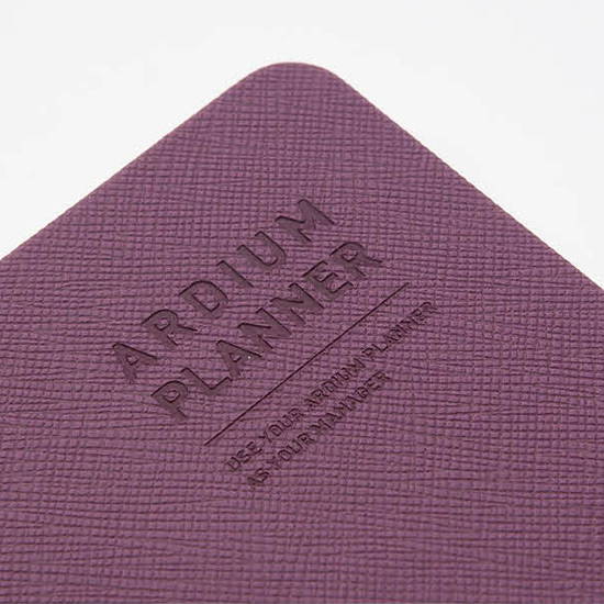 Synthetic leather - Ardium 2020 Simple dated handy weekly planner scheduler
