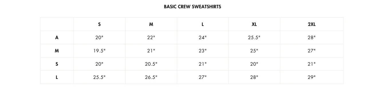 Sizing Guide – Lubdub Apparel