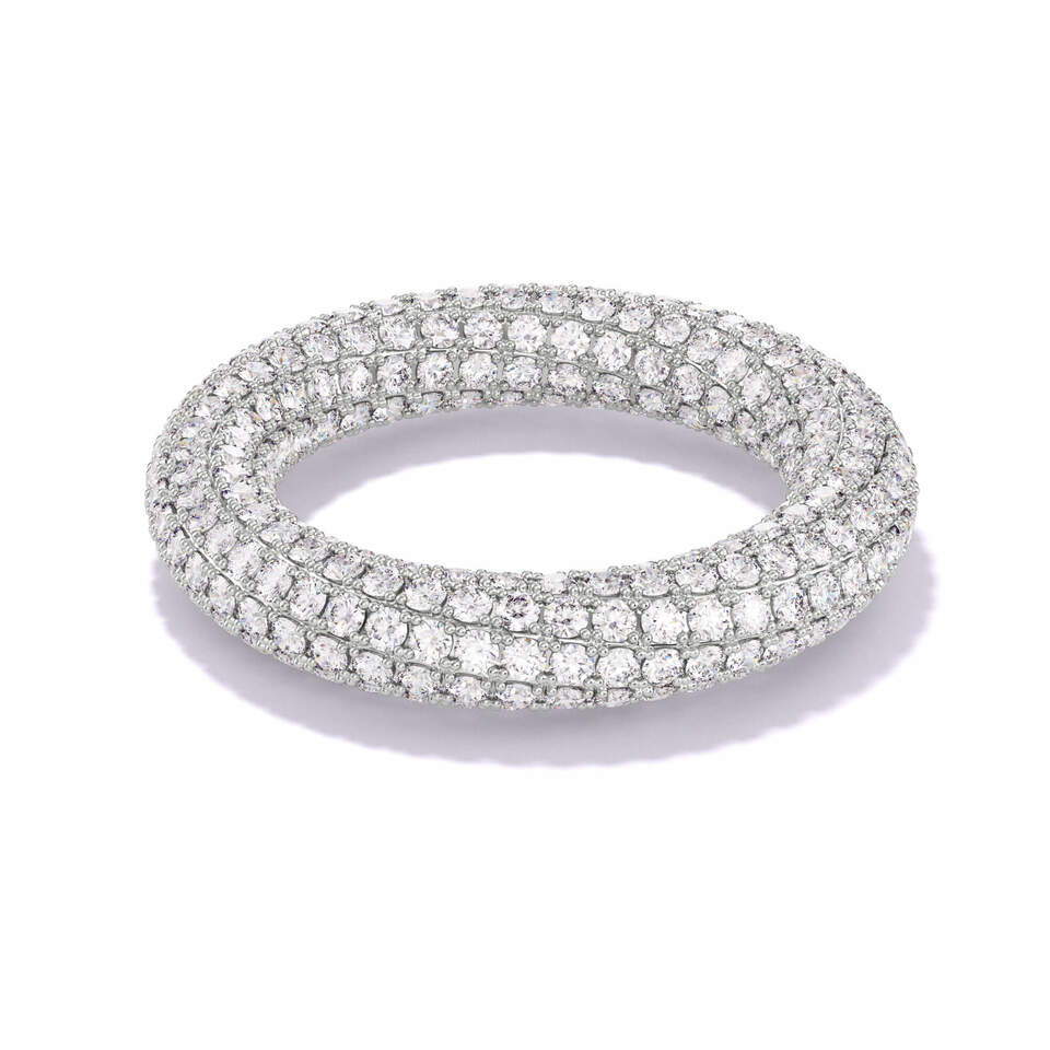continuum two row pave eternity band