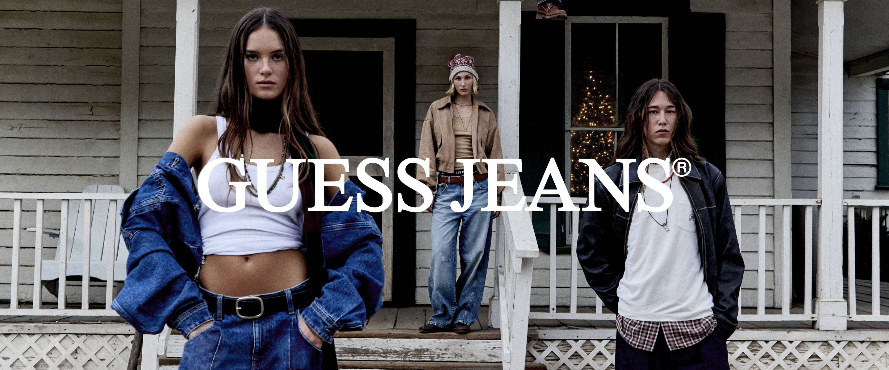 Models posing in casual outfits with 