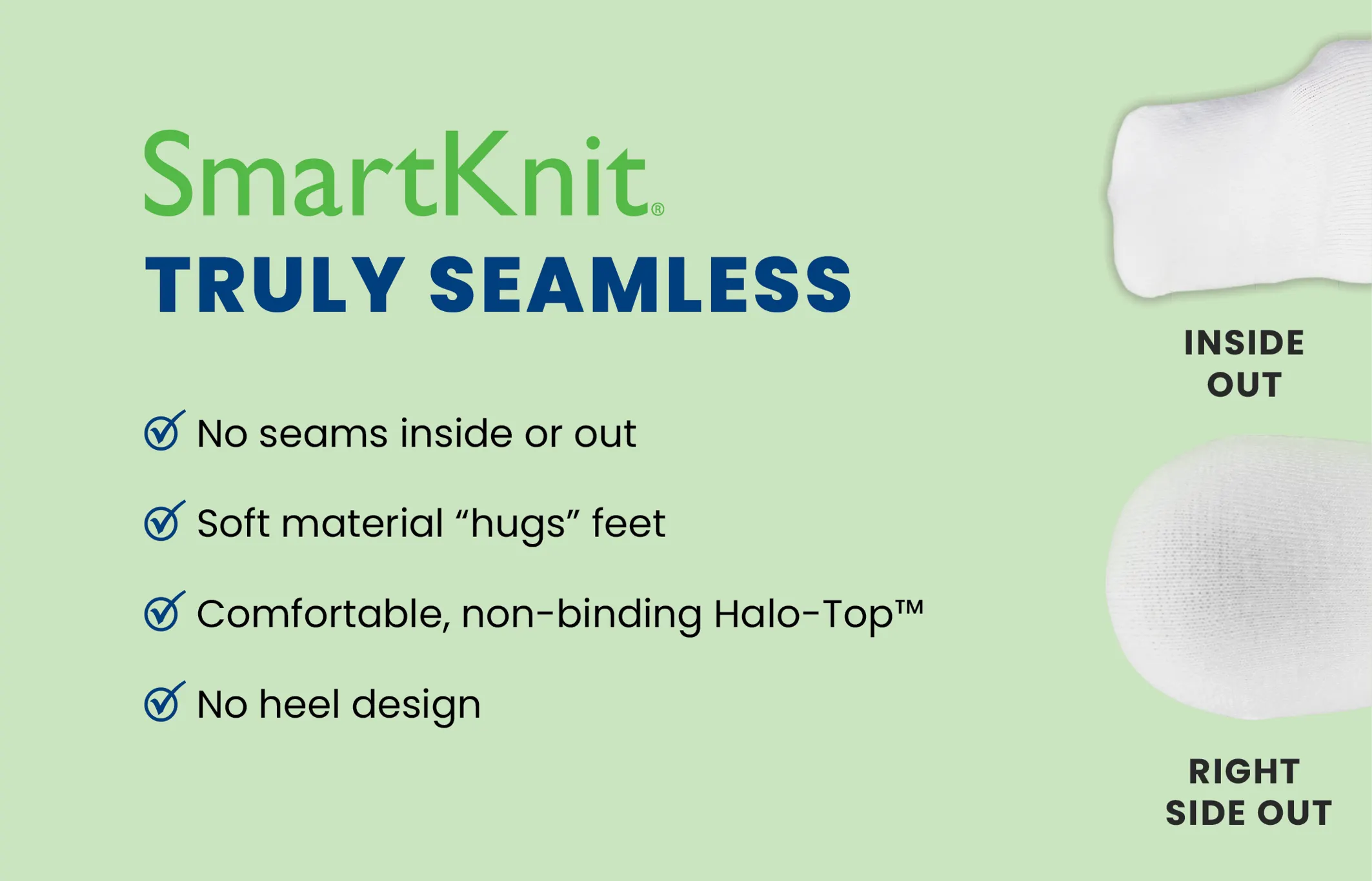 SmartKnitKIDS, Truly Seamless Socks