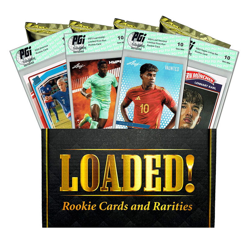 lamine yamal loaded collectible trading card mystery box vini jr julian alvarez fifa future stars