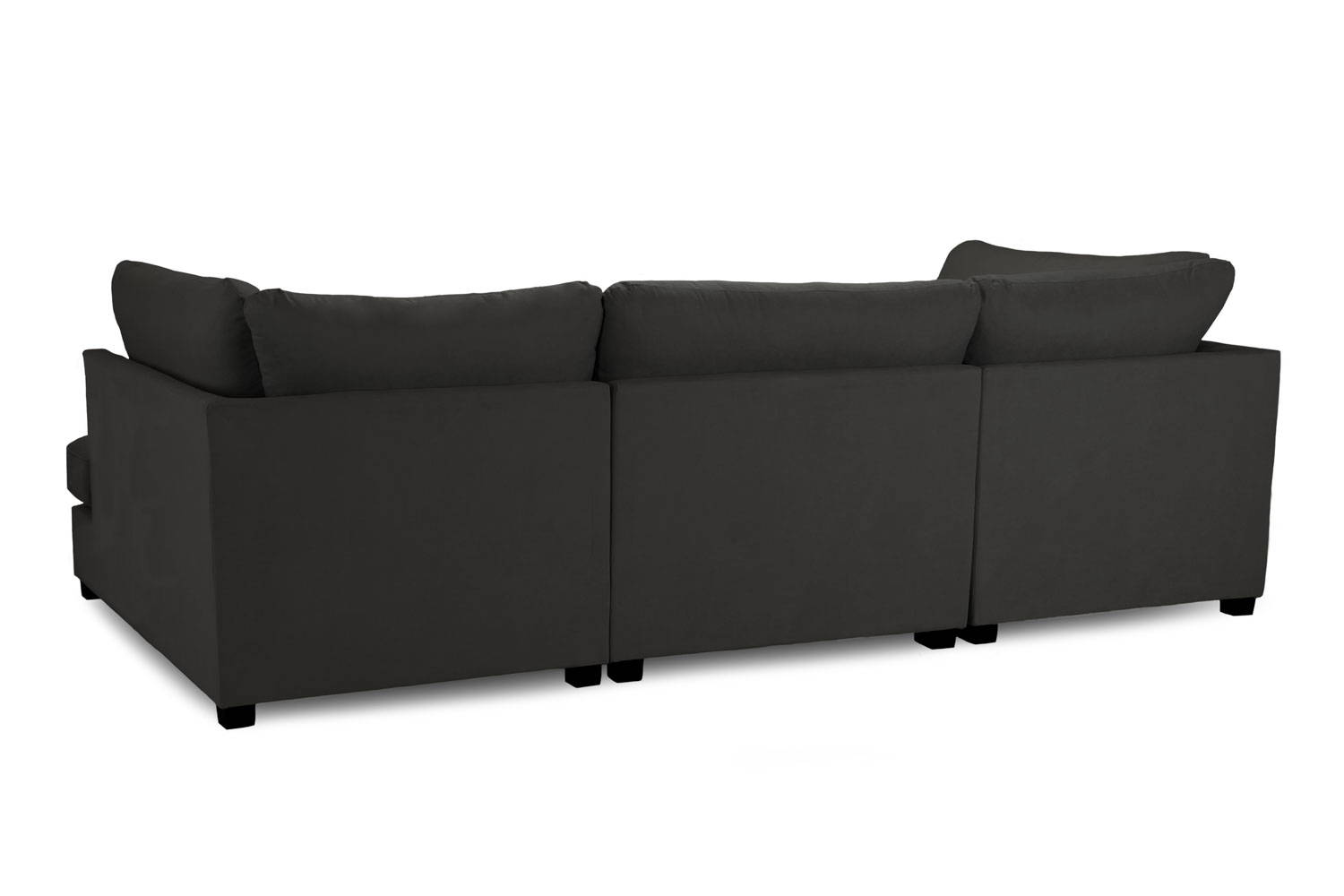 Carnaby U-shape sofa Black