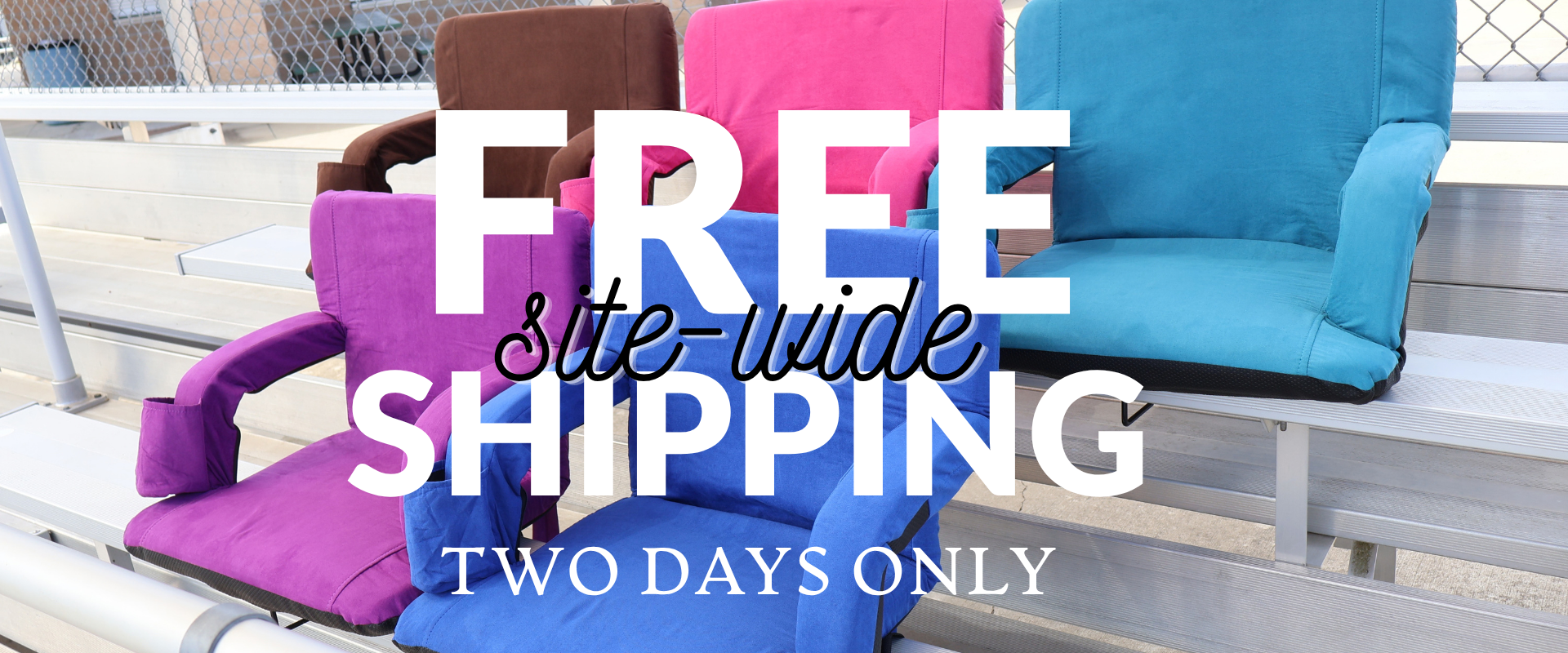 Site-wide free shipping - two days only.