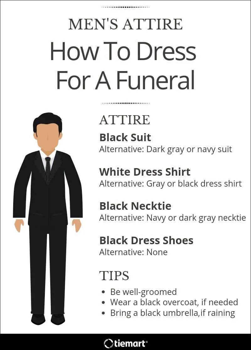 how to dress for a funeral