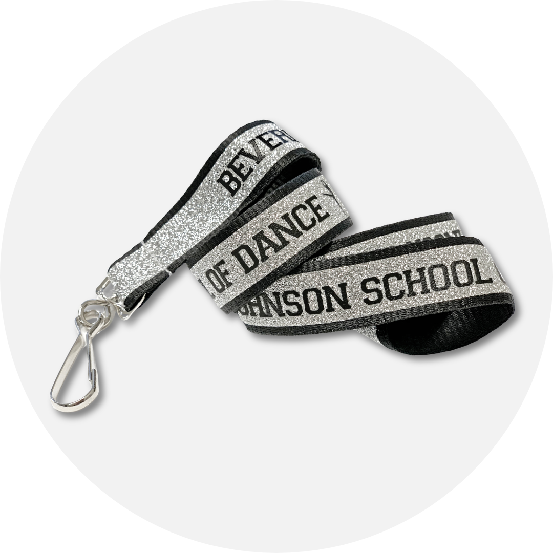 glittered lanyards