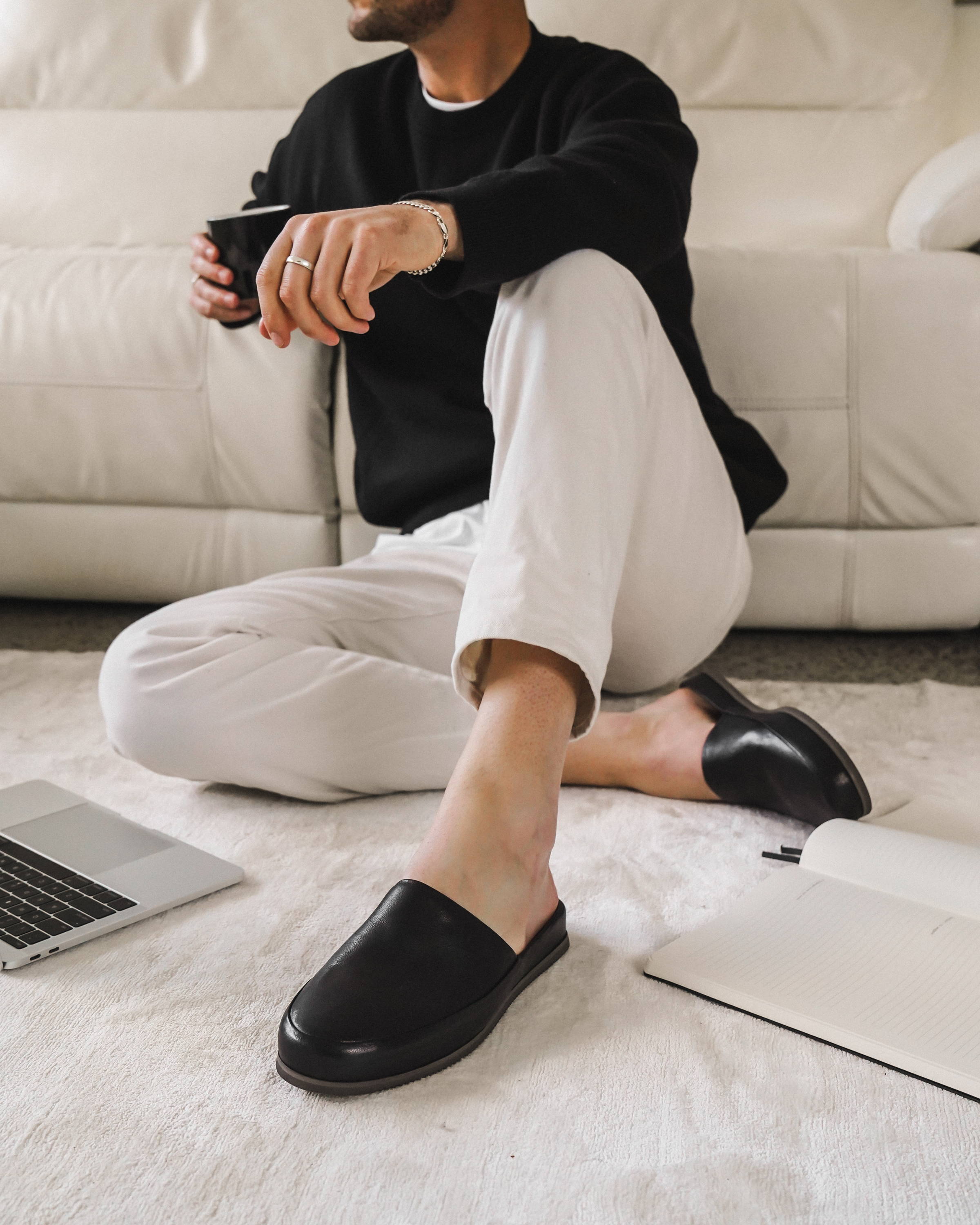 Men's Slippers, Work-From-Home Champion -