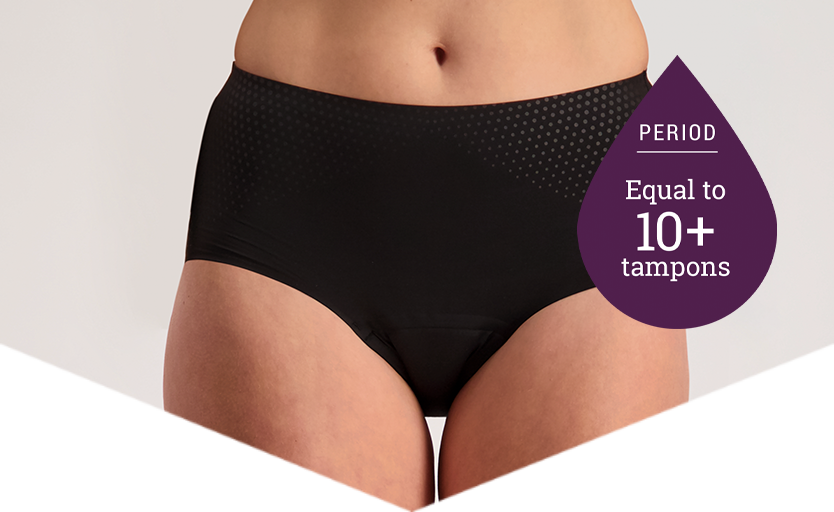 Period Panties  Absorbs 10 Tampons Worth – Confitex USA