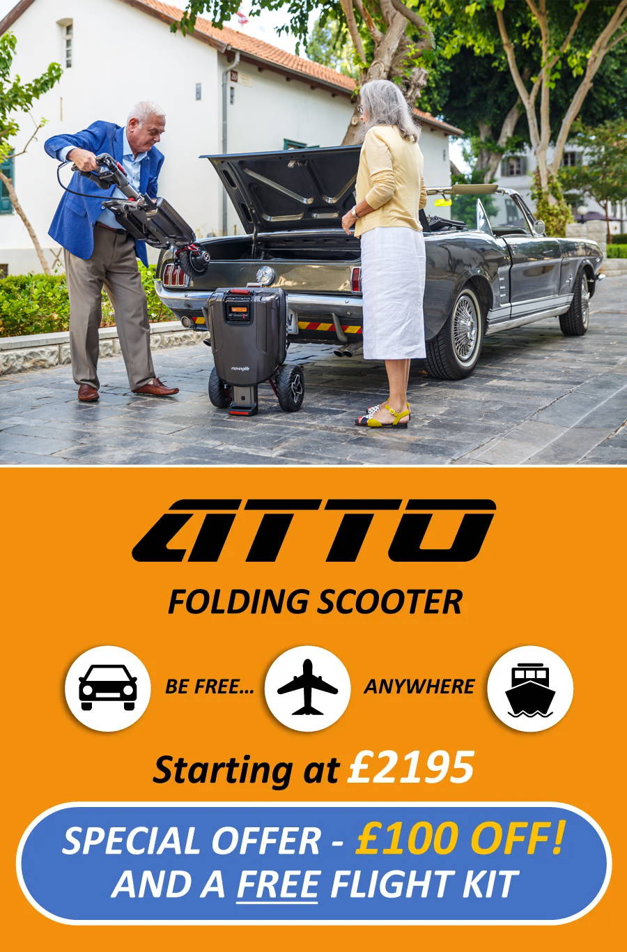 Atto Mobility folding scooter