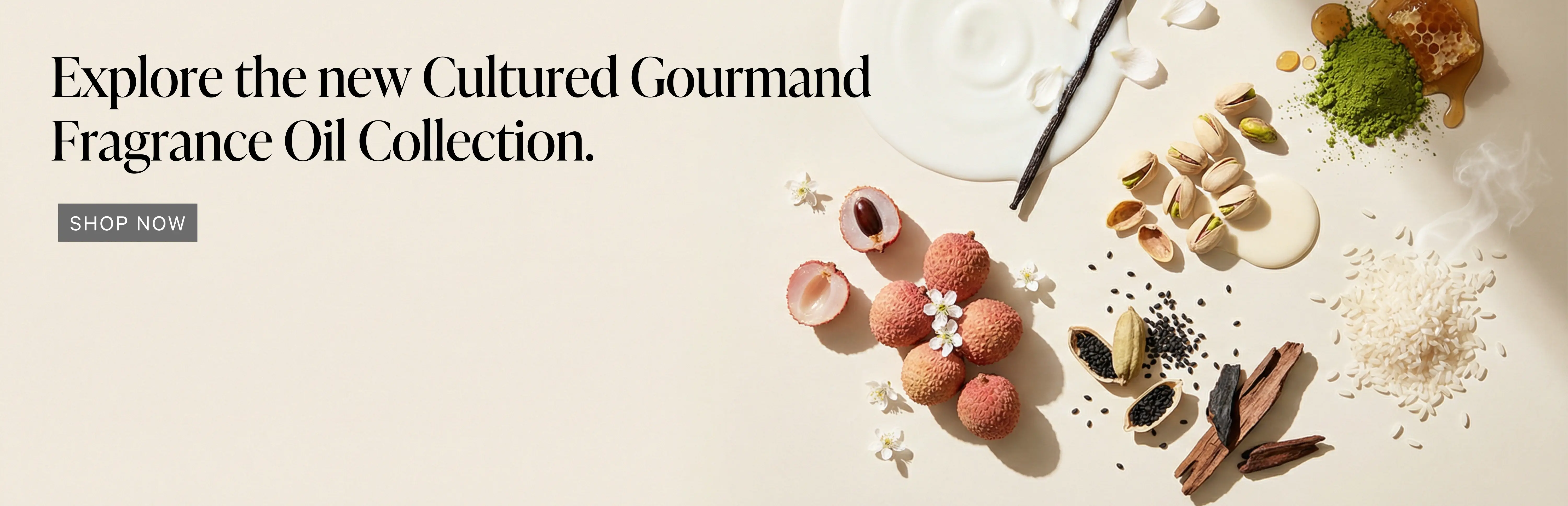Explore the new Cultural Gourmand Fragrance Collection.