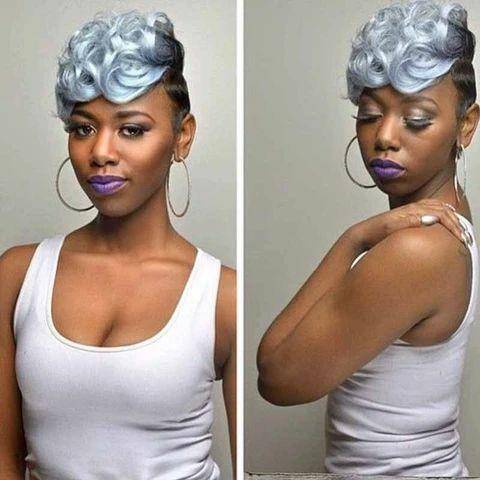 Modern Finger Wave Mohawk