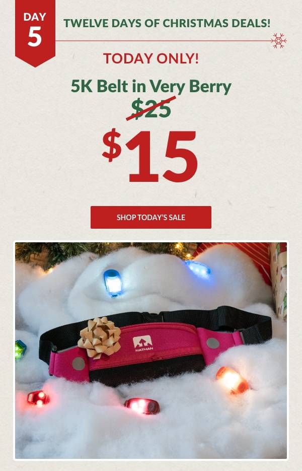Today Only! 5K Waist belt in Very Berry only $15 - Shop Today's Sale