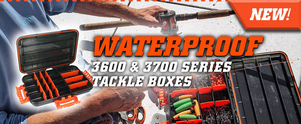 Our waterpoof box prevents damage to expensive fishing gear, keeping it dry and organized.