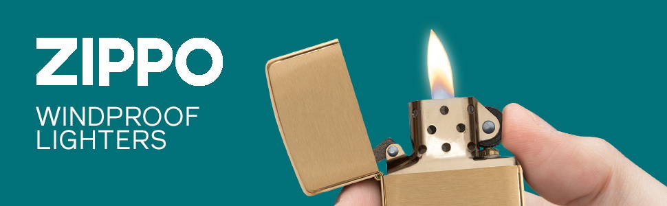 Classic Brushed Solid Brass Windproof Lighter | Zippo USA