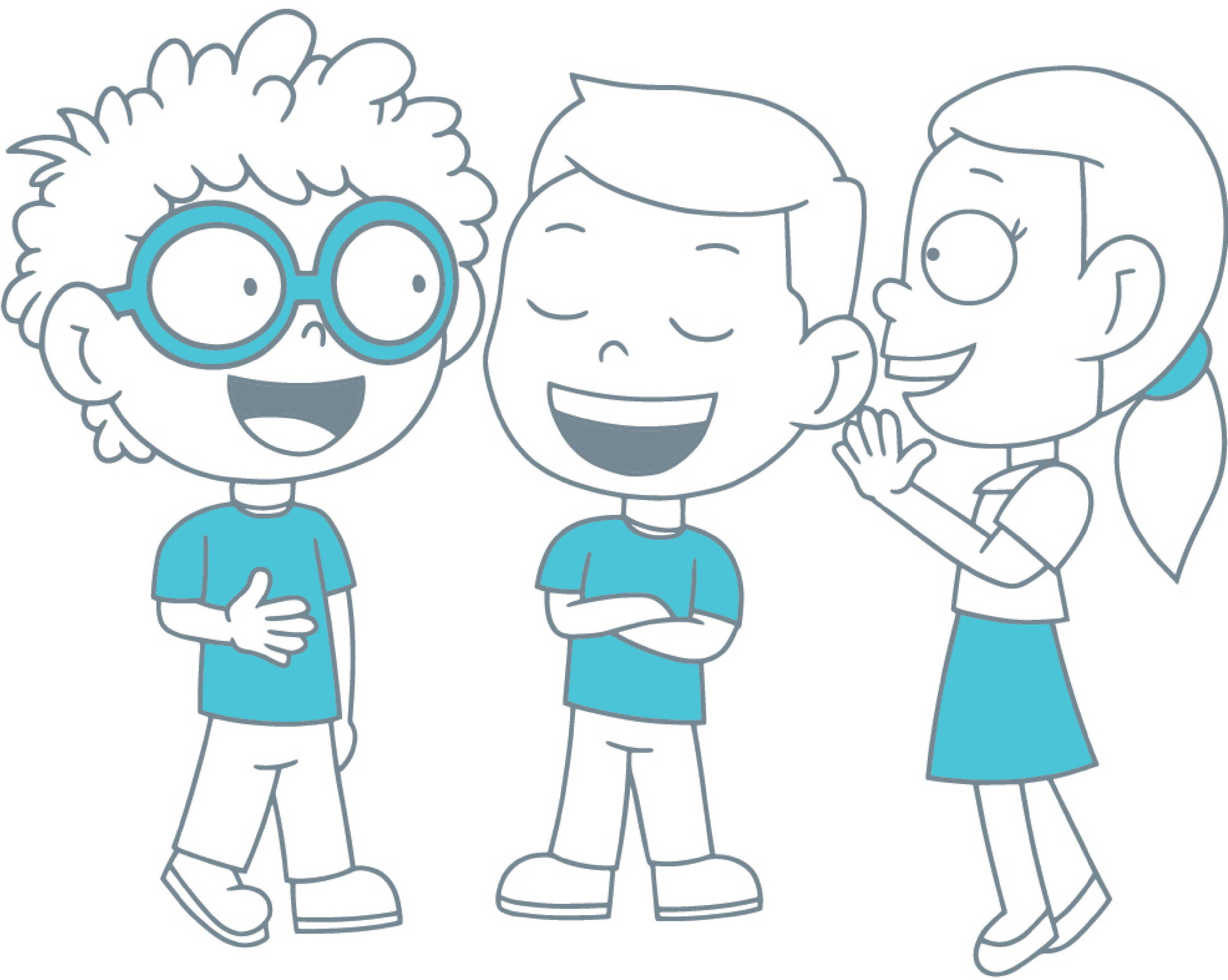 Timmy and his friends chatting
