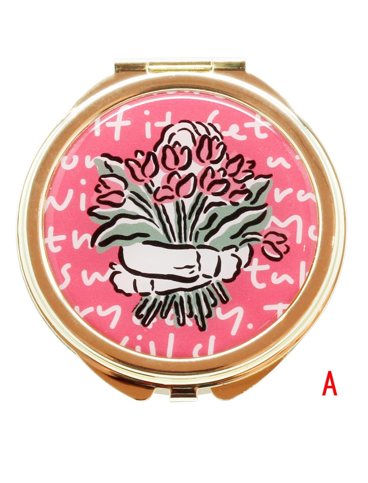 ミラー付きアクセサリーケース
