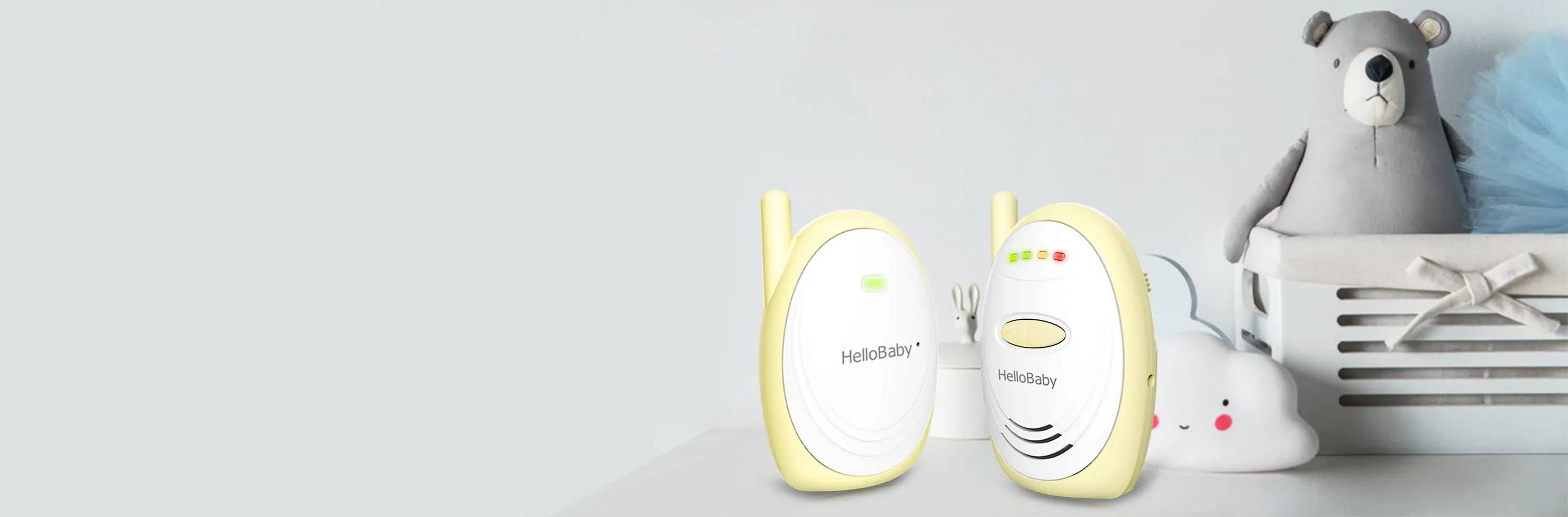 HelloBaby baby monitor audio only has the safest baby monitor system