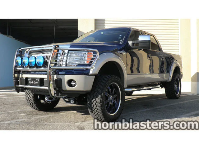 Wicked Customs's 2010 Ford F150 SuperCrew Cab Train Horn Install