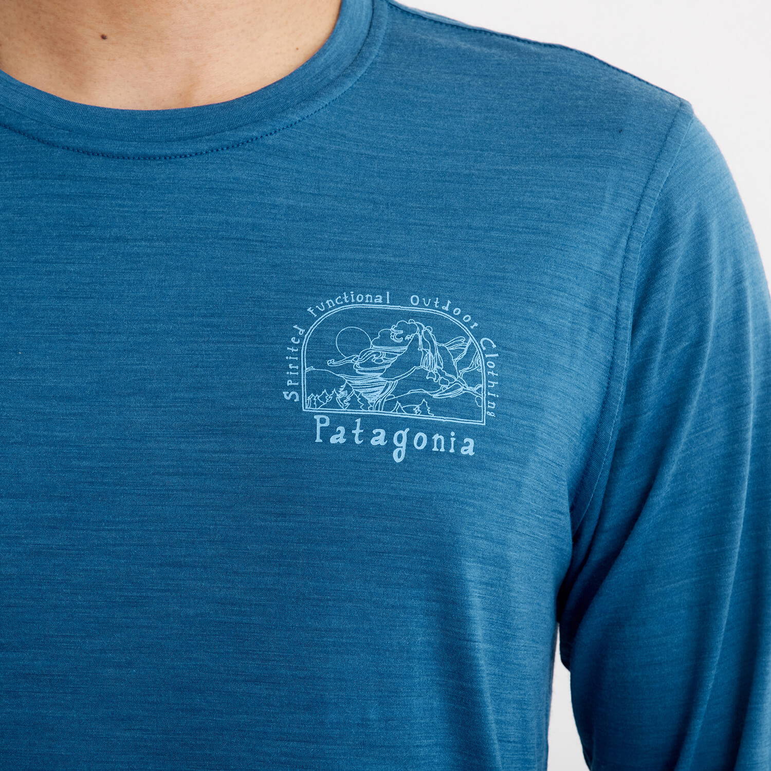 patagonia（パタゴニア）/ロングスリーブキャプリーンクールメリノグラフィックシャツ