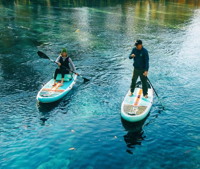 Paddling in the Springs