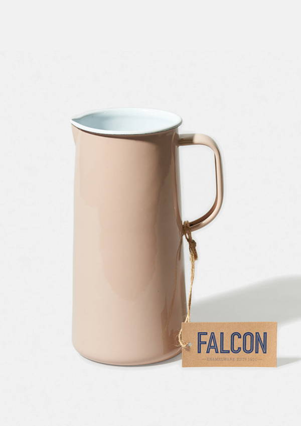 A product picture of the Falcon Enamelware 3pt jug in Marie Rose..
