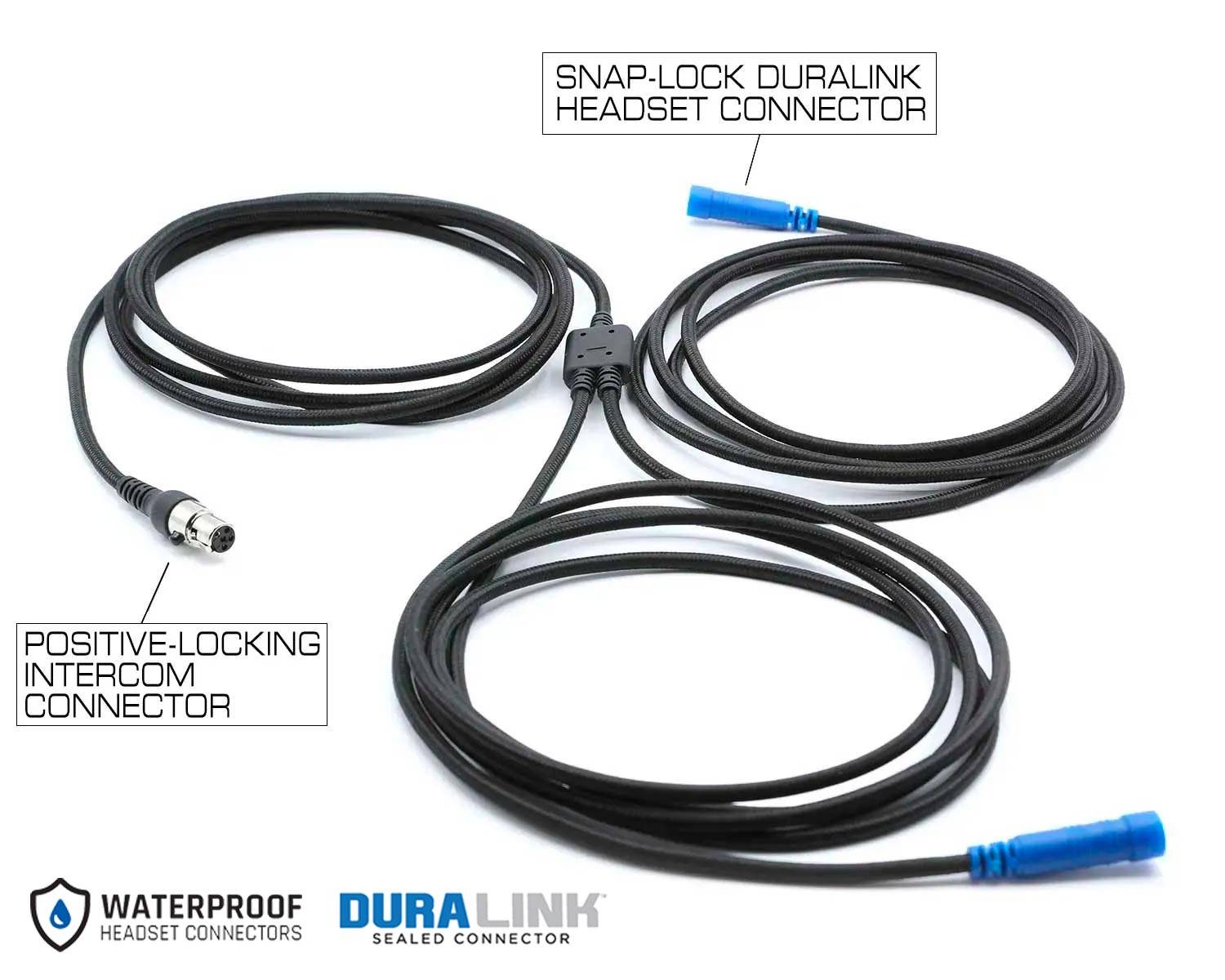 SUPER SPORT Straight Cable to Intercom Waterproof DuraLink
