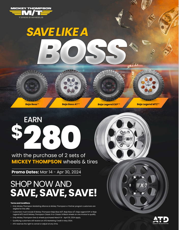 Mickey Thompson Tires and Wheels Flyer