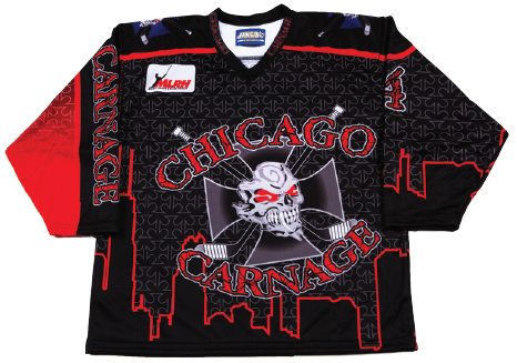 Jango Sportswear Sublimated Hockey Jersey Chicago Skulls