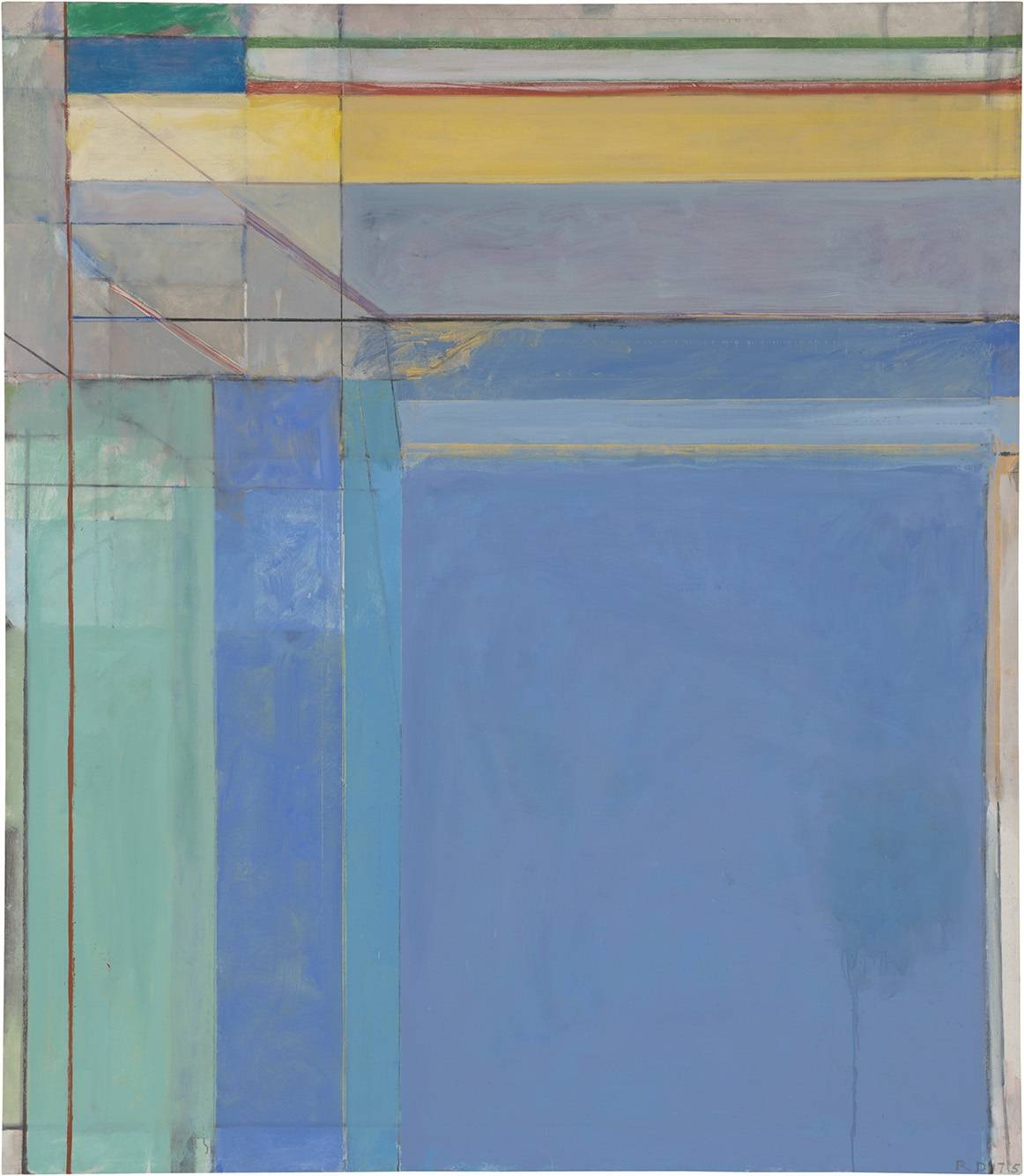 Richard Diebenkorn, abstract painting, expressionist artist