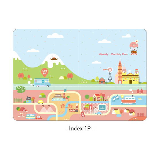 Index - Ardium 2020 Hello coco dated weekly diary planner