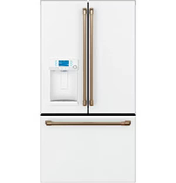 Matte White Full Size French Door Refrigerator
