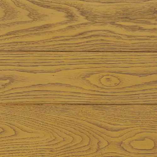 Brazil fiberglass color sample with wood grain texture and warm gold tones.