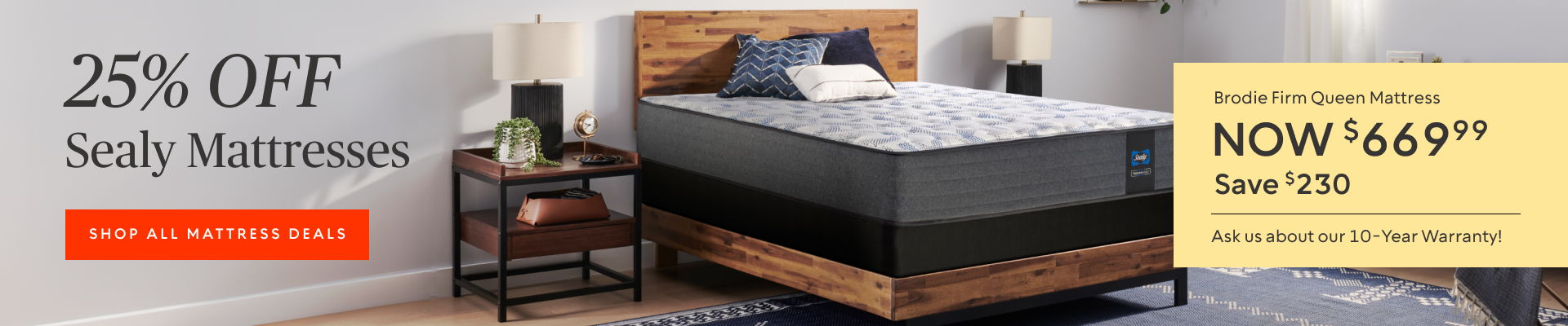 25% off Sealy Mattresses