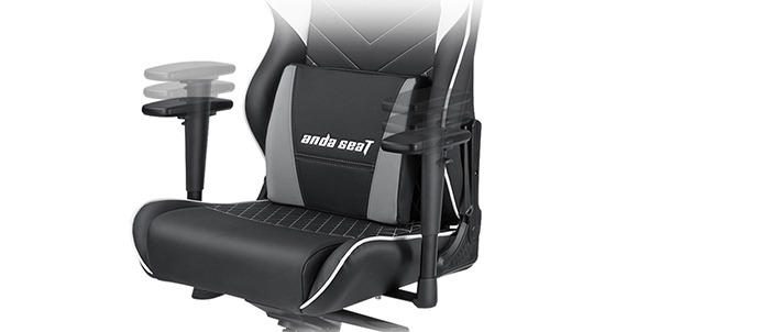 4D Adjustable armrests