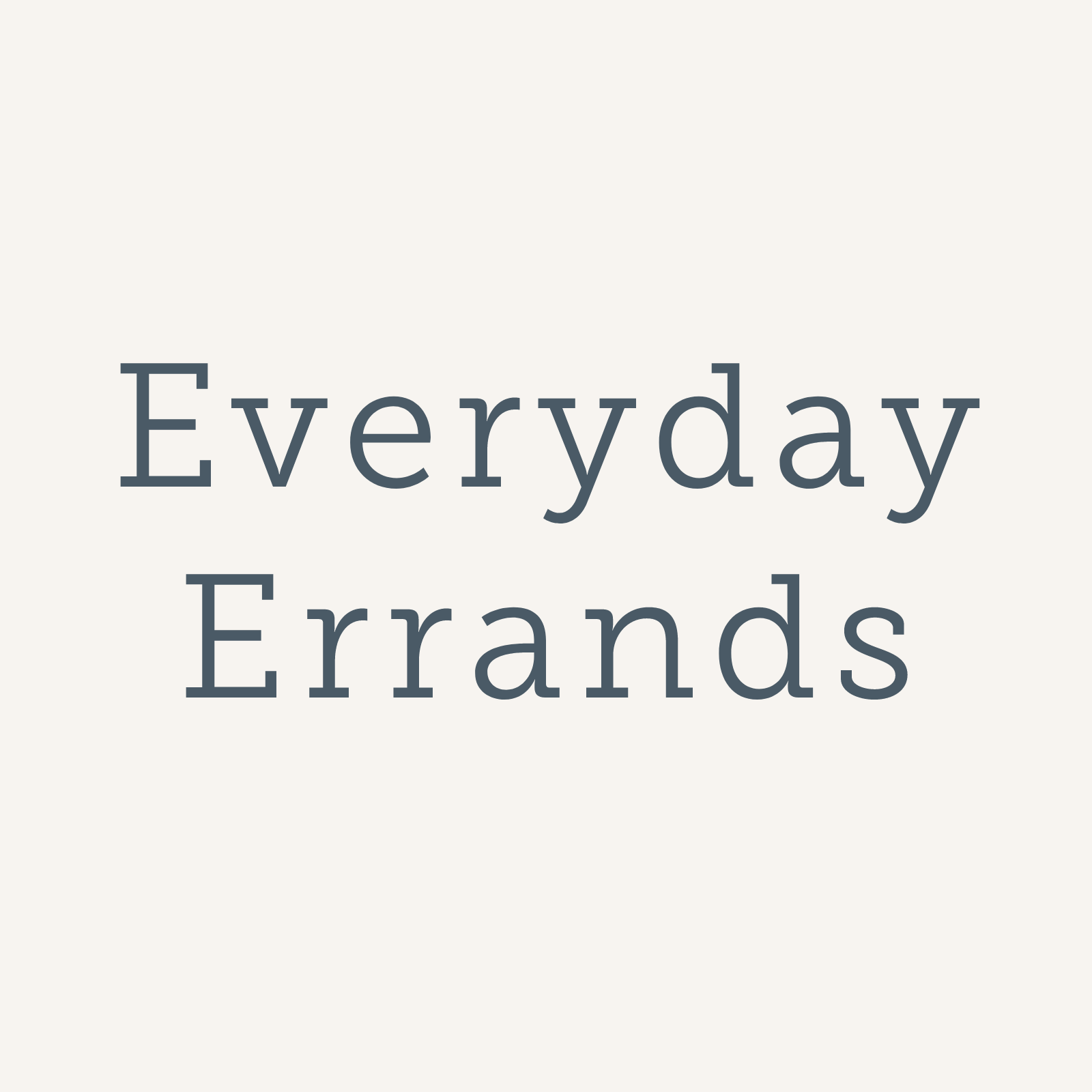 Shop Everyday Errand Styles