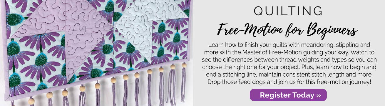 Quilting Session: Free-Motion for Beginners