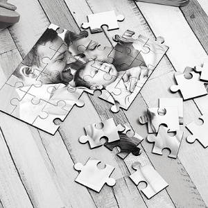 DIY Jigsaw Puzzle for Valentine's Day