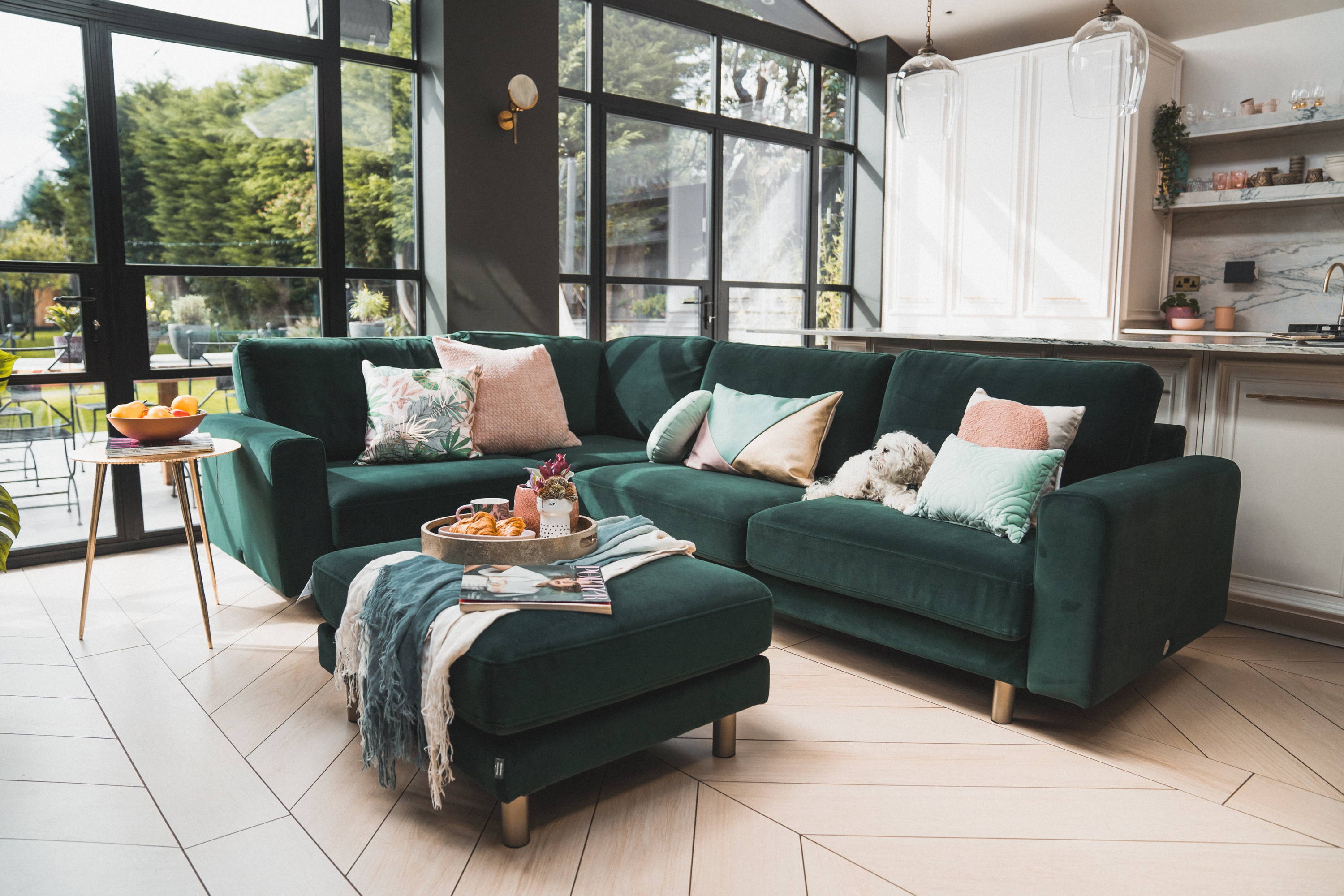 How To Style A Green Sofa Snug