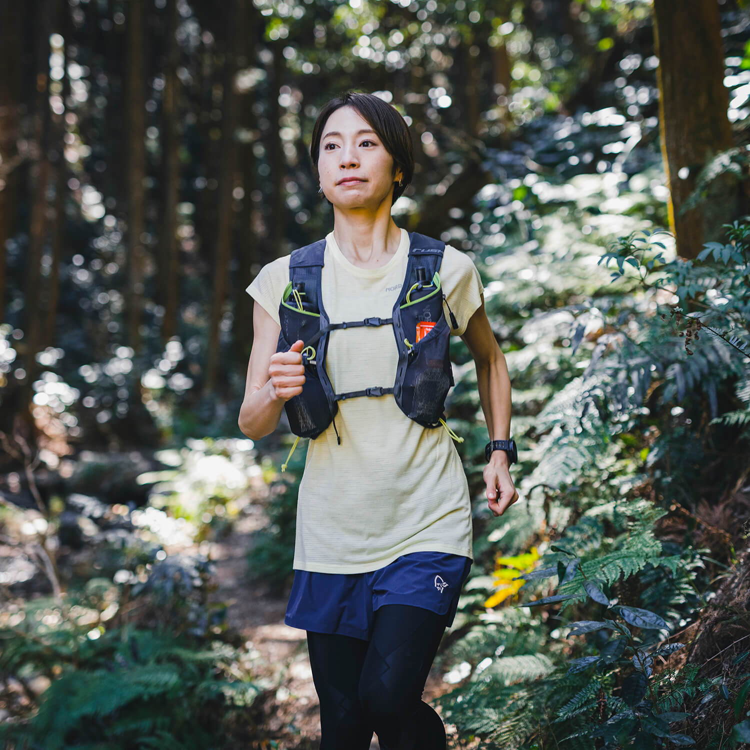 NORRONA（ノローナ）/ビティホーン ウールTシャツ/イエロー/WOMENS