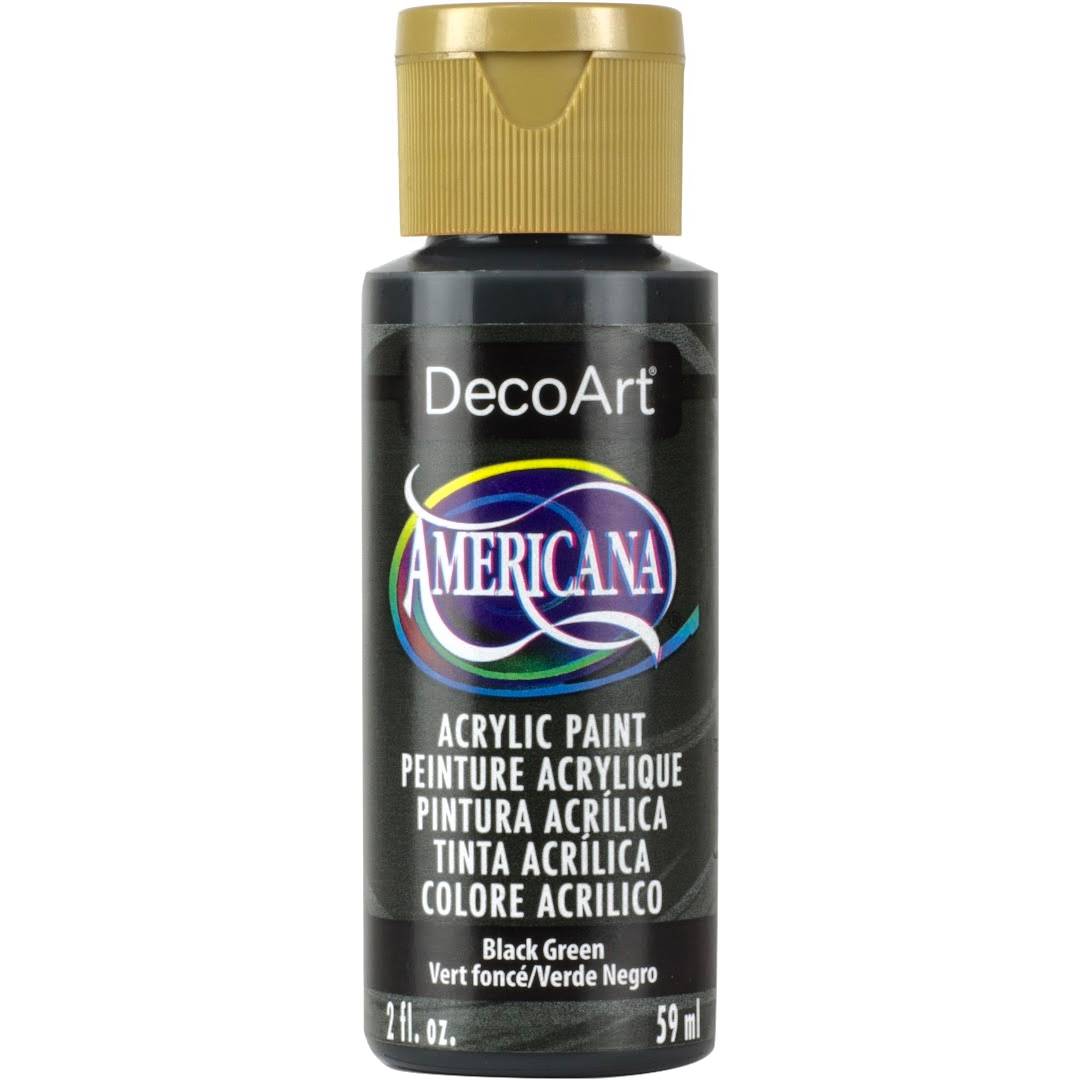 Black Green Americana Acrylics DA157-3 2 ounce bottle