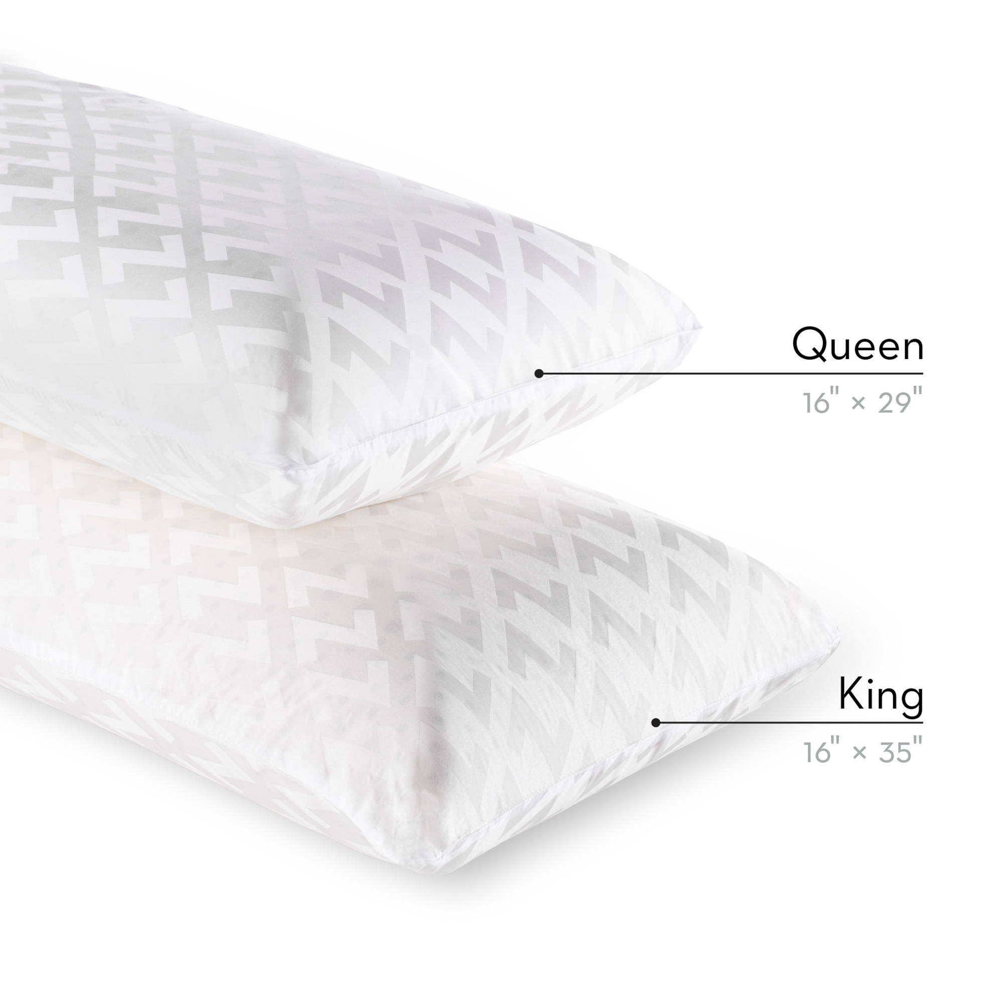 king and queen gel dough pillow