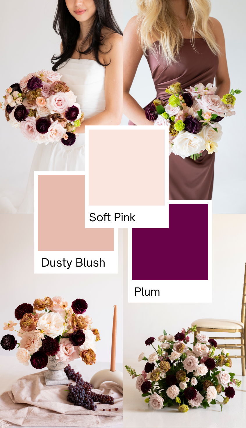 blush and plum mini board