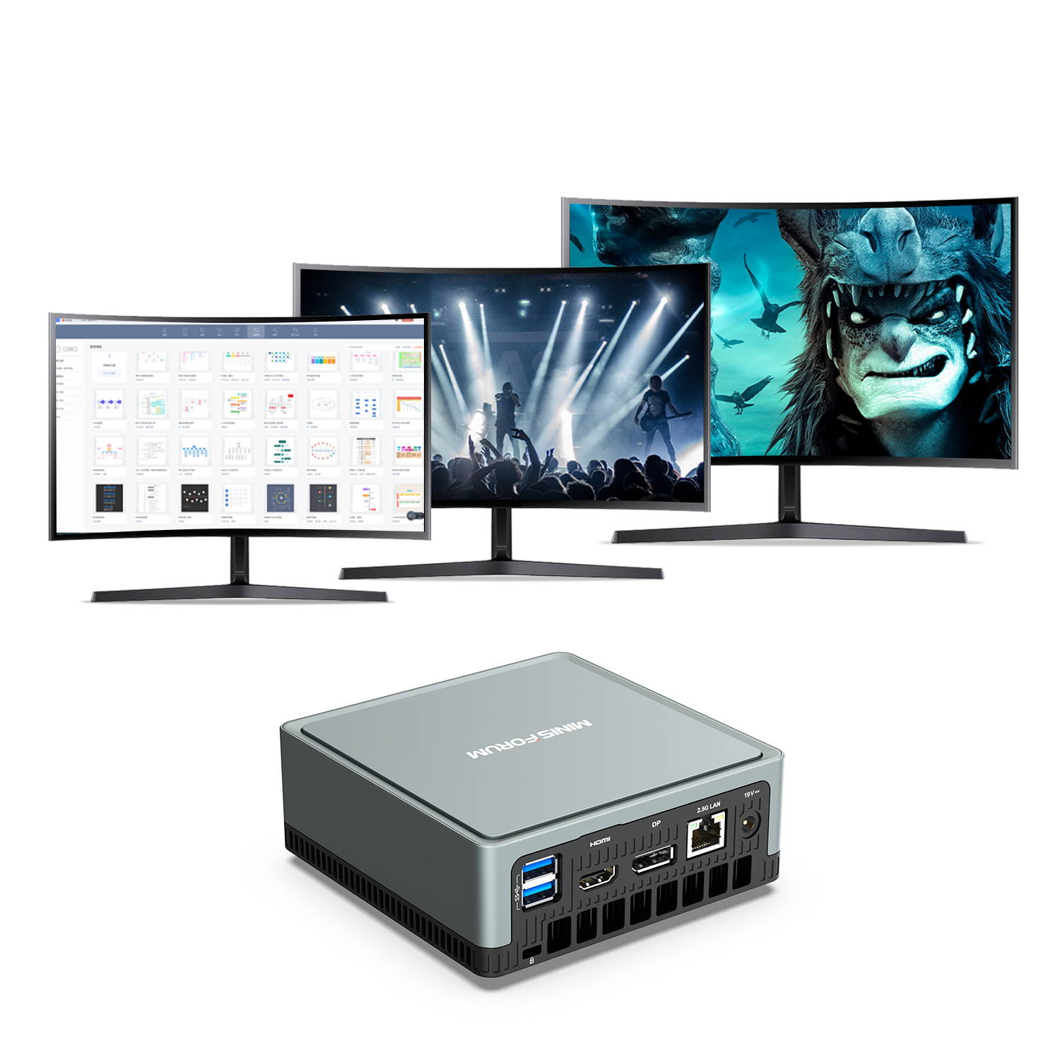 Minisforum Deskmini UM350 AMD Ryzen 5 3550H Mini PC Minisforum Deskmini UM350 AMD Ryzen 5 3550H Mini PC