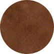 A solid brown circular shape on a light background.